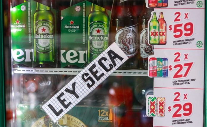 Ley seca, or a 'dry law,' is being introduced in various states.