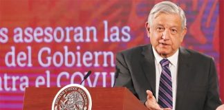 López Obrador: 'People are behaving as they should.'