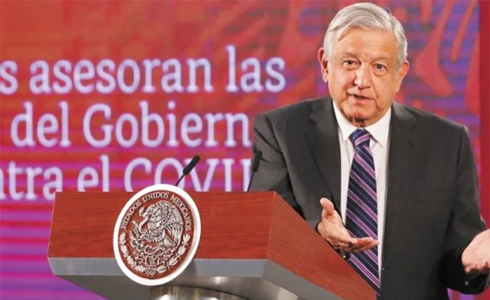 López Obrador: 'People are behaving as they should.'