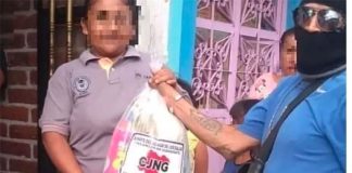 Cartel aid is delivered in Guanajuato.