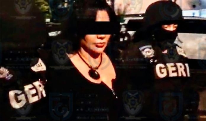 La Cecy, arrested in Mexico City.