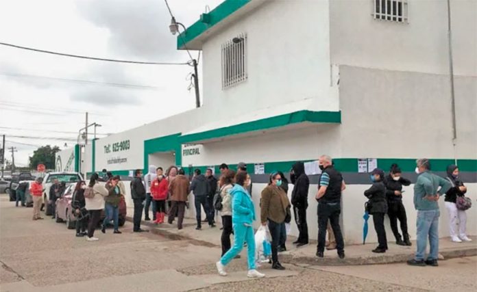 The Tijuana clinic where 21 workers have been infected with Covid-19.