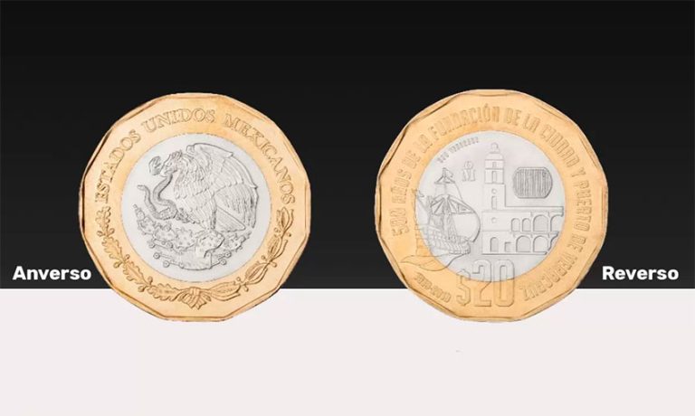 Bank of México releases 20-peso coin celebrating founding of Veracruz Bank of México releases 20-peso coin celebrating founding of Veracruz