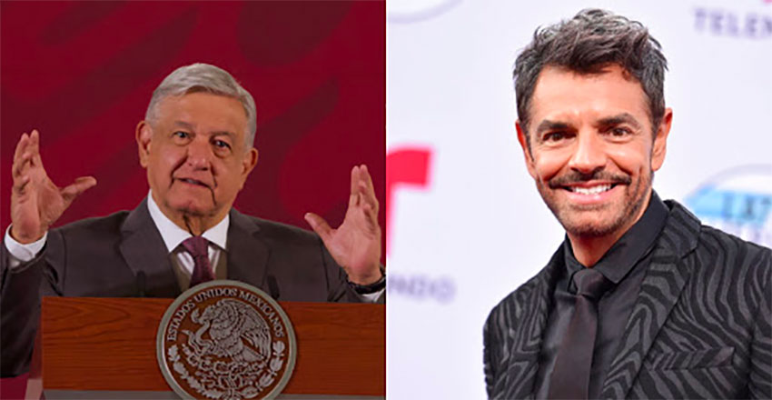 AMLO, left, and Derbez