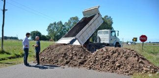 Road closed due to coronavirus.