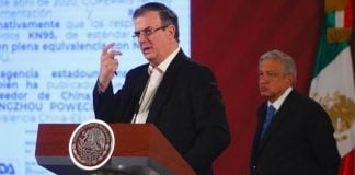 Ebrard announces the purchase of supplies from China.Ebrard announces the purchase of supEbrard announces the purchase of supplies from China.plies from China.