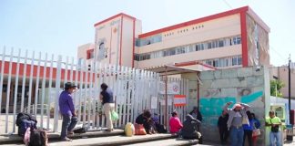 The Oaxaca hospital from which equipment was stolen.