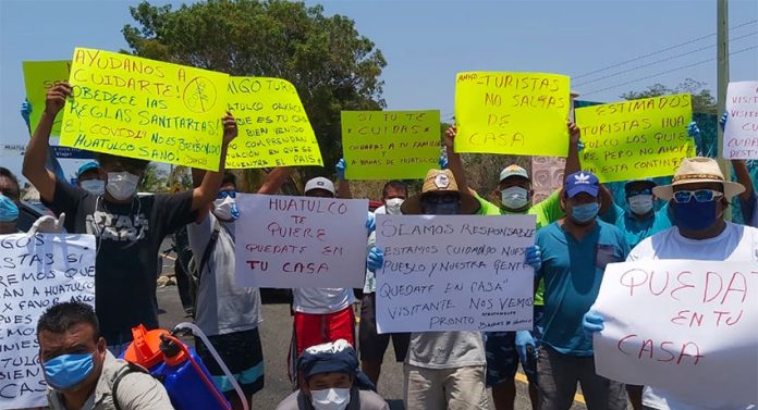 Tourists, please stay home, say citizens of Huatulco.