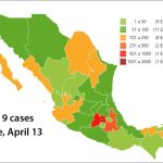 Confirmed cases as of April 13.
