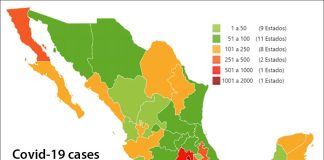 Confirmed cases as of April 13.
