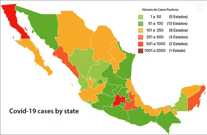 Coronavirus cases as of Thursday.