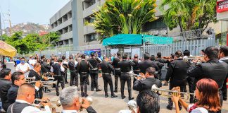 Mariachis perform Friday in Guerrero.