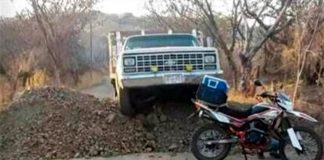 A coronavirus roadblock.