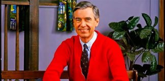 Mr. Rogers: positive, masculine energy.