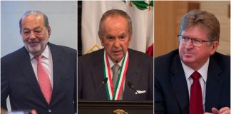 Businessmen Slim, Balliéres and Larrea in favor of the plan,