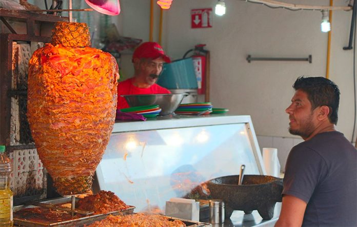 Shepherd's tacos, commonly known as tacos al pastor