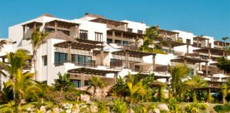 The Nayarit resort from which some guests escaped quarantine.