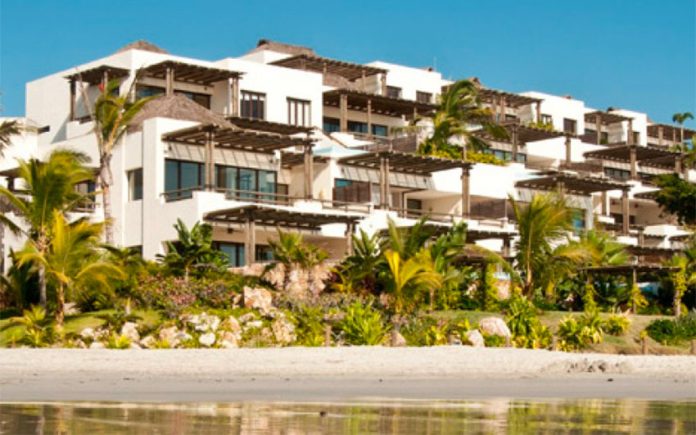 The Nayarit resort from which some guests escaped quarantine.