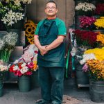 This Mexico City flower vendor was getting desperate when a volunteer turned up with a bag of food supplies