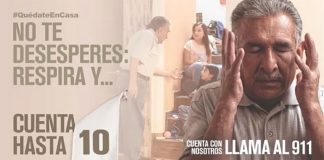 One of the ads in the campaign against gender violence.