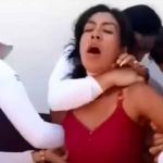 The woman who disobeyed coronavirus rules in Puerto Vallarta.