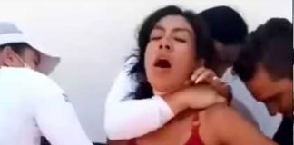 The woman who disobeyed coronavirus rules in Puerto Vallarta.