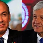 Calderón, left, and López Obrador