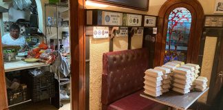 The Legion bar's kitchen has been churning out packages of food for the needy.