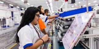 Factories such as that of Leoni Wiring Systems will be able to reopen on Monday.