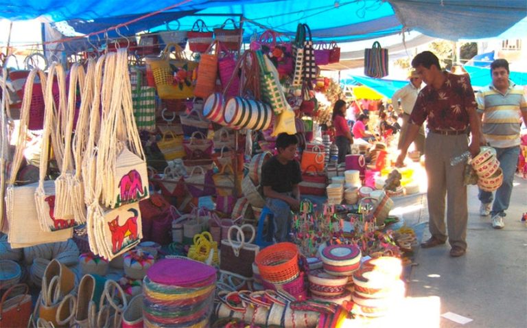 Chilapa's Sunday market, closed by coronavirus.