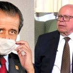 Former health ministers Córdova, left, and Narro.