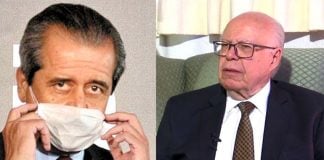 Former health ministers Córdova, left, and Narro.