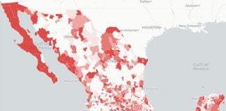 'Municipalities of hope' are indicated in white.