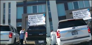 Technicians conduct Covid tests at a laboratory in Hermosillo.
