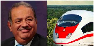 All aboard: Carlos Slim has won the second contract to be awarded for railroad project.