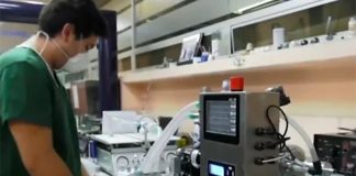 The new ventilator, made in Mexico.