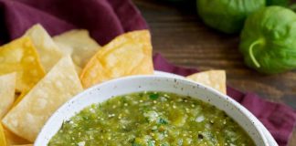 Salsa verde, or green sauce, is simple to make.