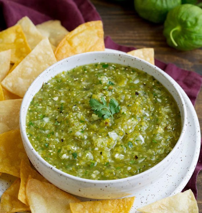 Salsa verde, or green sauce, is simple to make.