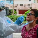 Coronavirus testing began Friday in Acapulco.