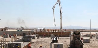 Construction at the new airport, where mammoths once roamed.