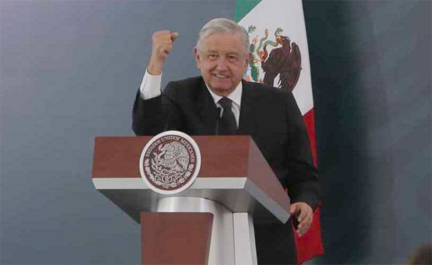 López Obrador said the protests have a political tint.
