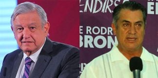 López Obrador, left, has no vision, according to Rodríguez.