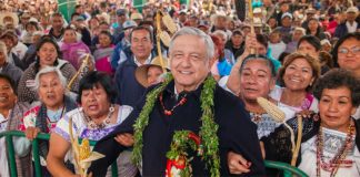 The president resumed his cross-country touring on the weekend, but there weren't to be many meet-and-greets this time.