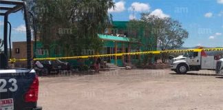 Crime scene Tuesday in San Luis de la Paz.