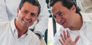 Peña Nieto, left, and Lozoya