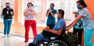 Hospital occupancy levels are at 59% and trending downwards in Mexico City.