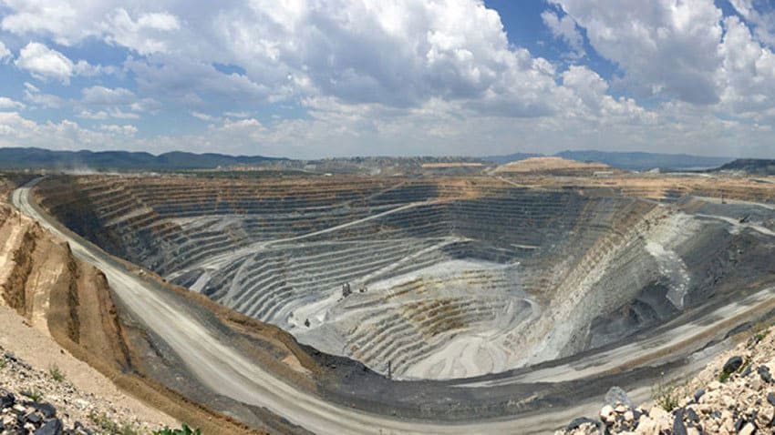 La mina Peñasquito, de propiedad canadiense, en Zacatecas.
