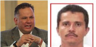 Finance intelligence chief Nieto, left, and target No. 1, cartel boss Oseguera.