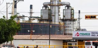 The Salamanca refinery was the target of a failed bombing attempt.