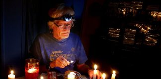 Upon hearing the sound of distant thunder, residents of rural Mexico bring out their candle collections.